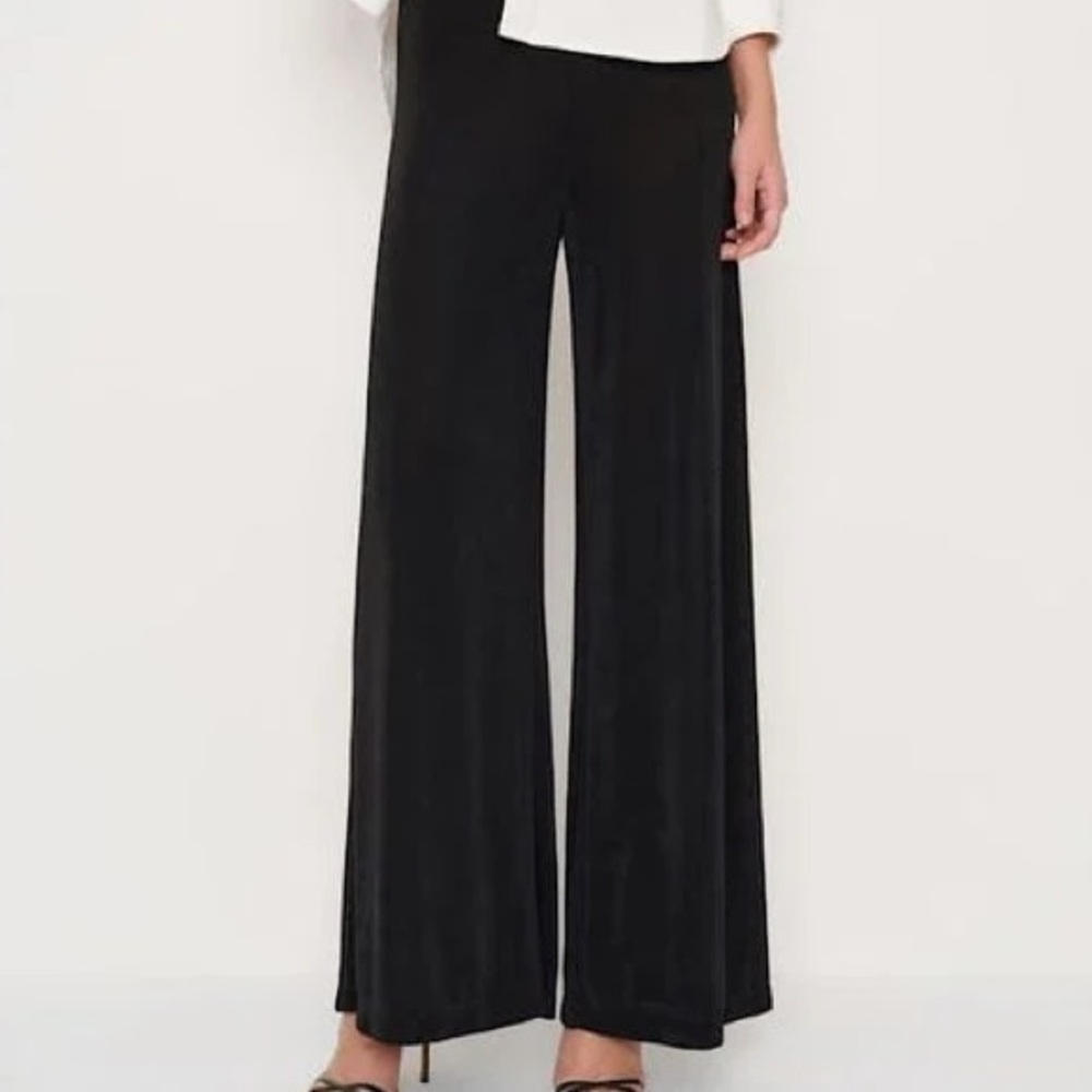 Reformation Black Wide Leg Pants